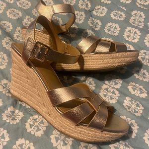COPY - Metallic Gold size 9 wedges